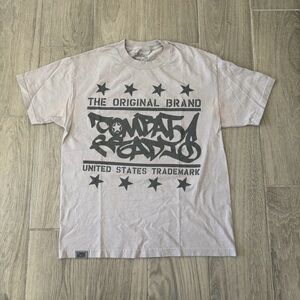 Combat Ready Graphic Tee Shirt Men’s Large Cotton Grey